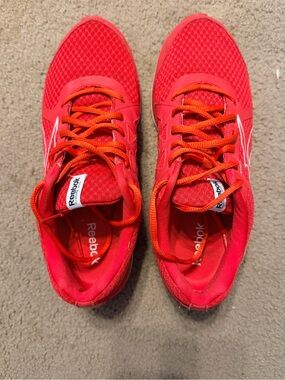 Reebok Vibrant Red Mesh Running Shoes - Sublite Duo